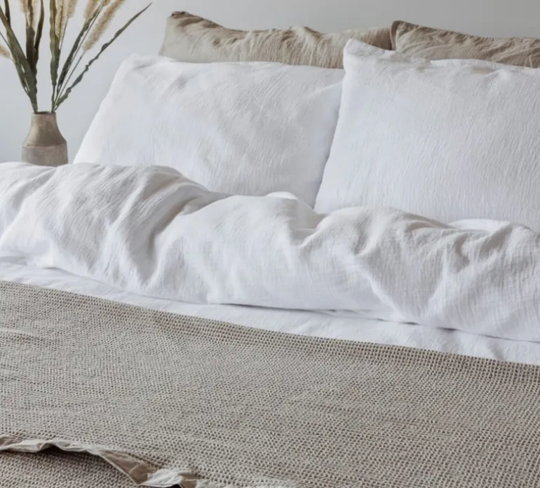 Bedsprei/plaid Everest zand/beige 260*260