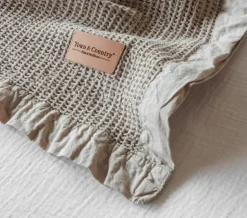 Bedsprei/plaid Everest zand/beige 260*260