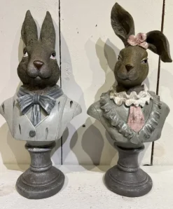 Borstbeeld meneer konijn 12*32