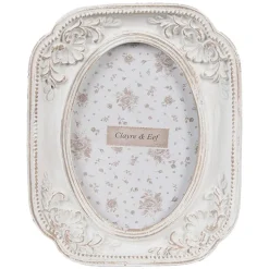 Brocant fotolijstje wit 6*9