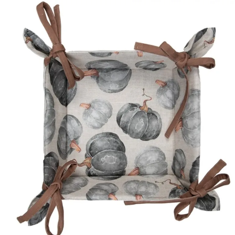 Broodmandje pompoen grijs