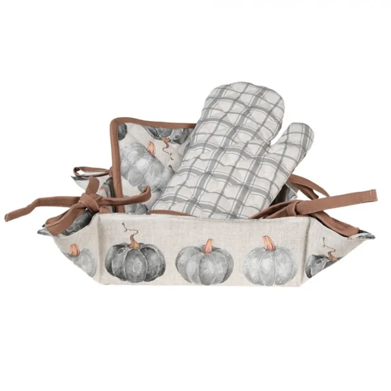 Broodmandje pompoen grijs