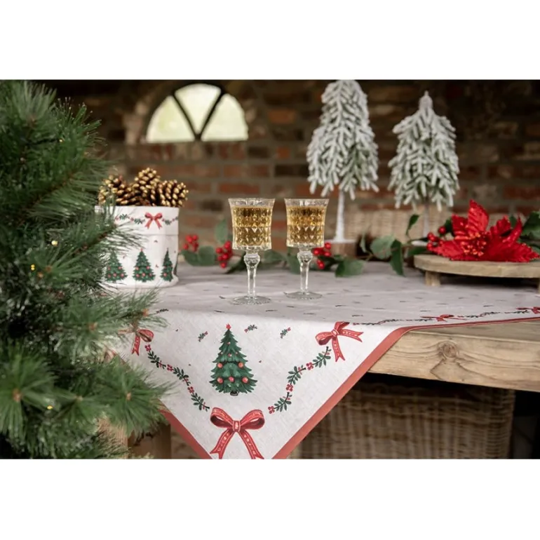 Broodmandje rond Traditional Christmas