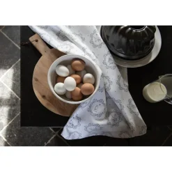 Broodmandje wit/grijs kat