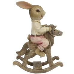 Bunny op hobbelpaard