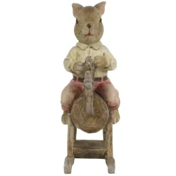 Bunny op hobbelpaard