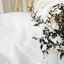 Camilla percal dekbedovertrek wit 240*220