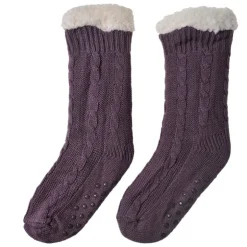 Dames Huissokken one size paars
