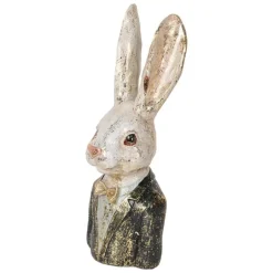 Decoratie beeld meneer konijn 32cm