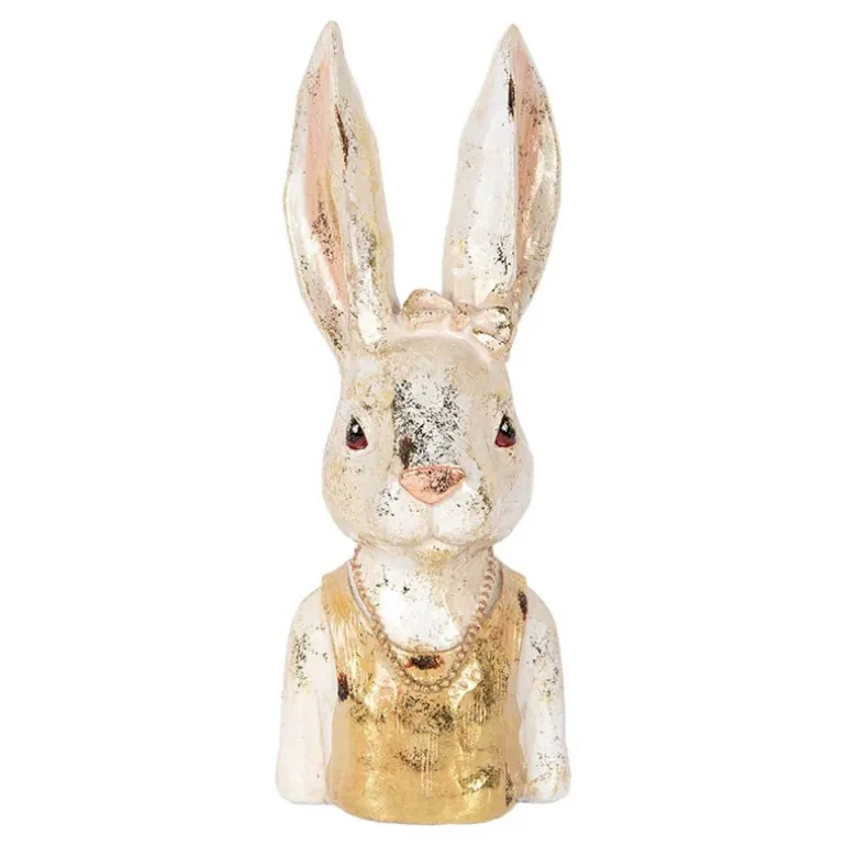 Decoratie beeld mevrouw konijn 29cm