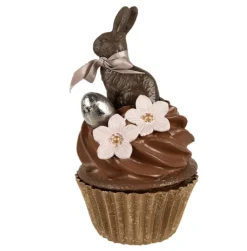 Decoratie doosje cupcake met konijntje