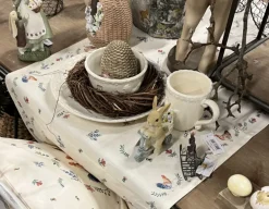 Decoratie ei met kippetjes 9*8*10