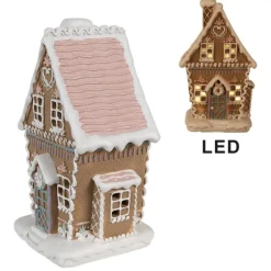 Decoratie gingerbread huisje LED 13*10*21