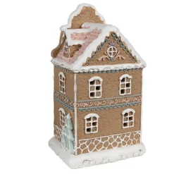Decoratie gingerbread huisje LED 12*9*20