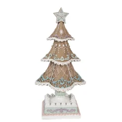 Decoratie gingerbread Kerstoom 25 cm