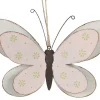 Decoratie hanger metalen vlinder (M) 22 cm