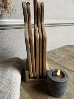 Decoratie  houder met 4 planken 37*16*10