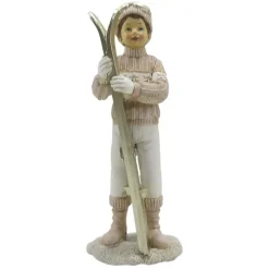 Decoratie jongen met ski’s