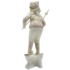 Decoratie jongen op ski’s