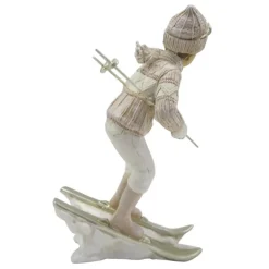 Decoratie jongen op ski’s