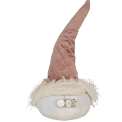 Decoratie kabouter met LED 44cm