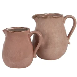 Decoratie kan roze keramiek 21 cm