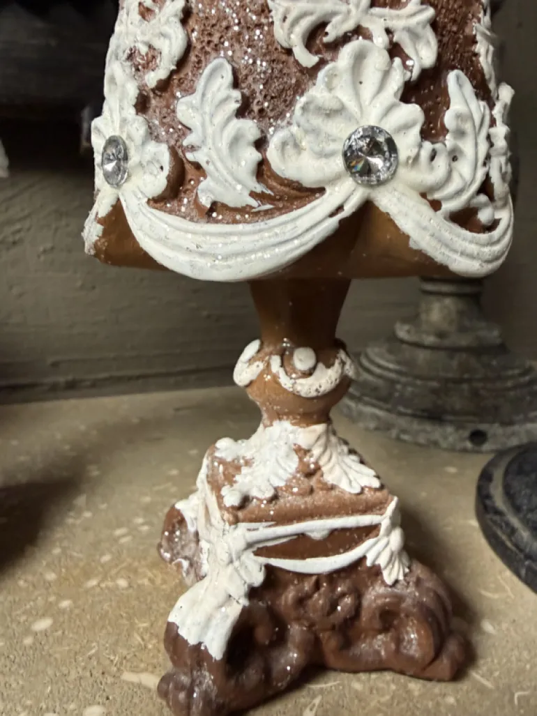 Decoratie kerstboom bruin 10*38