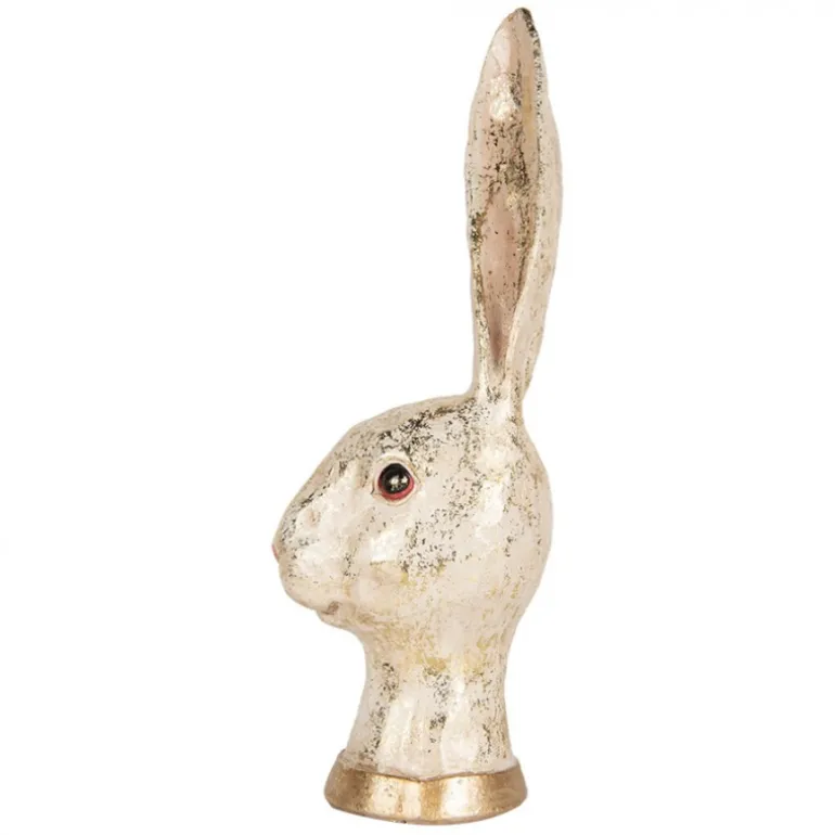 Decoratie konijn met lange oren 14*37