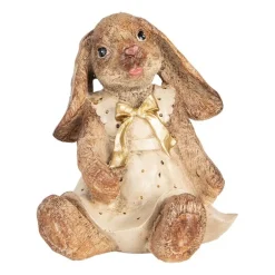 Decoratie konijn met overgooier en strik