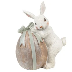 Decoratie konijn met paasei