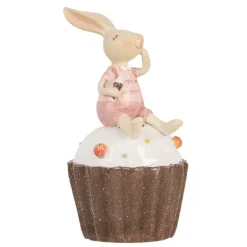 Decoratie konijntje op cupcake