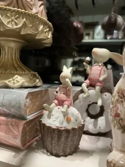 Decoratie konijntje op cupcake