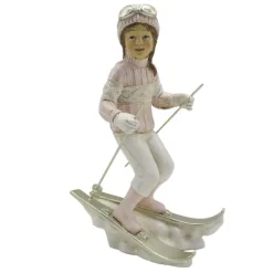 Decoratie meisje op ski’s