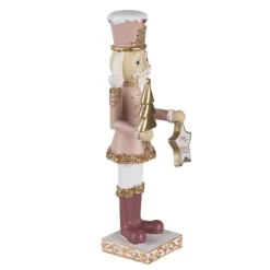 Decoratie notenkraker roze ster