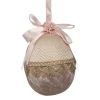 Decoratie paashanger ei textiel 14*18