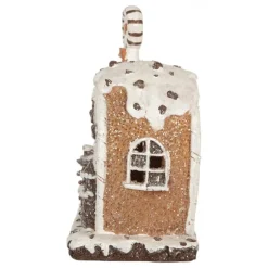 Decoratie peperkoekhuisje hart LED 18*10*19