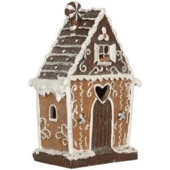 Decoratie peperkoekhuisje LED 14*9*21