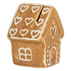 Decoratie peperkoekhuisje kaarthouder 5*4*6