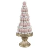 Decoratie taart macarons goud/roze 12*30