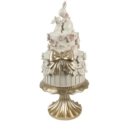 Decoratie taart met gouden strik 20*45