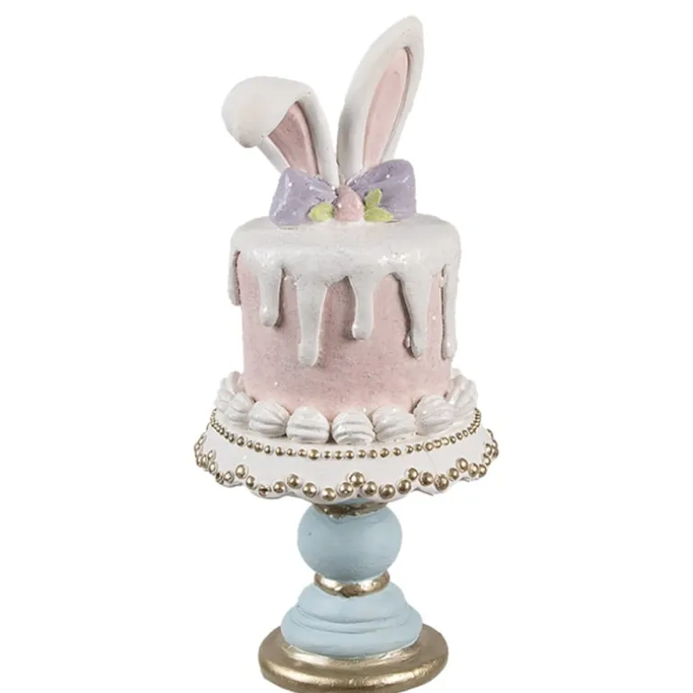 Decoratie taart met konijnen oren 9*19