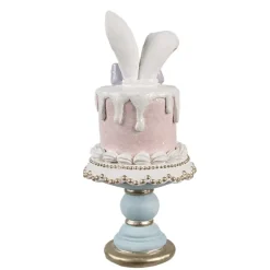 Decoratie taart met konijnen oren 9*19