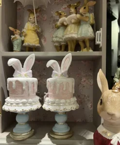 Decoratie taart met konijnen oren 9*19