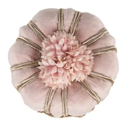 Decoratie taart textiel roze 12*7