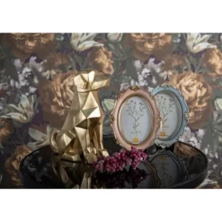 Decoratieve fotolijst roze/goud 10*15