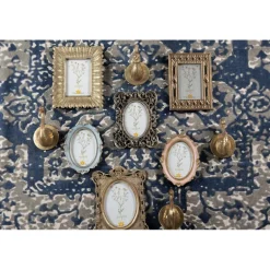 Decoratieve fotolijst roze/goud 10*15