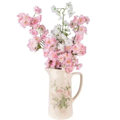 Decoratieve schenkkan/vaas rozen 21*15*25