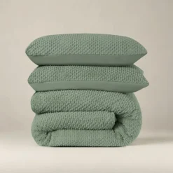 Dekbedovertrek Fur Teddy groen 240*200/220