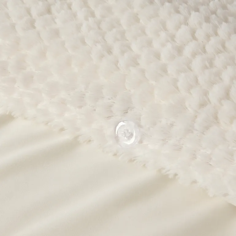 Dekbedovertrek Fur Teddy Beige 140*200/220