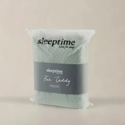 Dekbedovertrek Fur Teddy groen 200*200/220